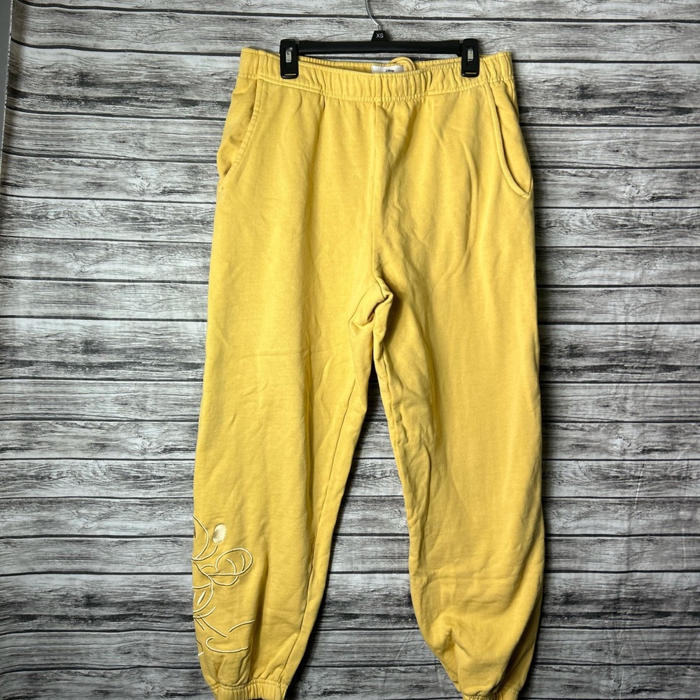 Disney Mickey Mouse Yellow Sweatpants - Medium